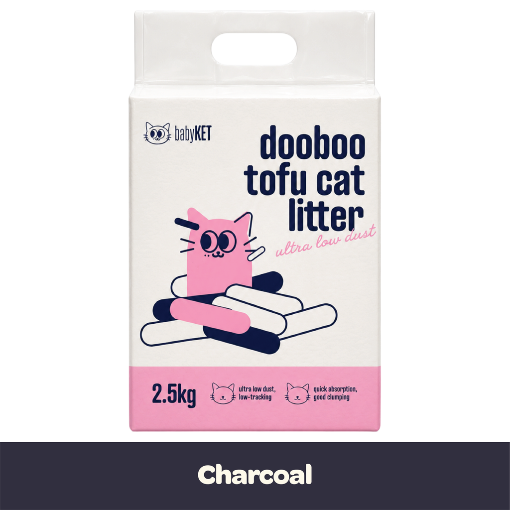 babyKET Dooboo Charcoal Tofu Cat Litter 2.5kg