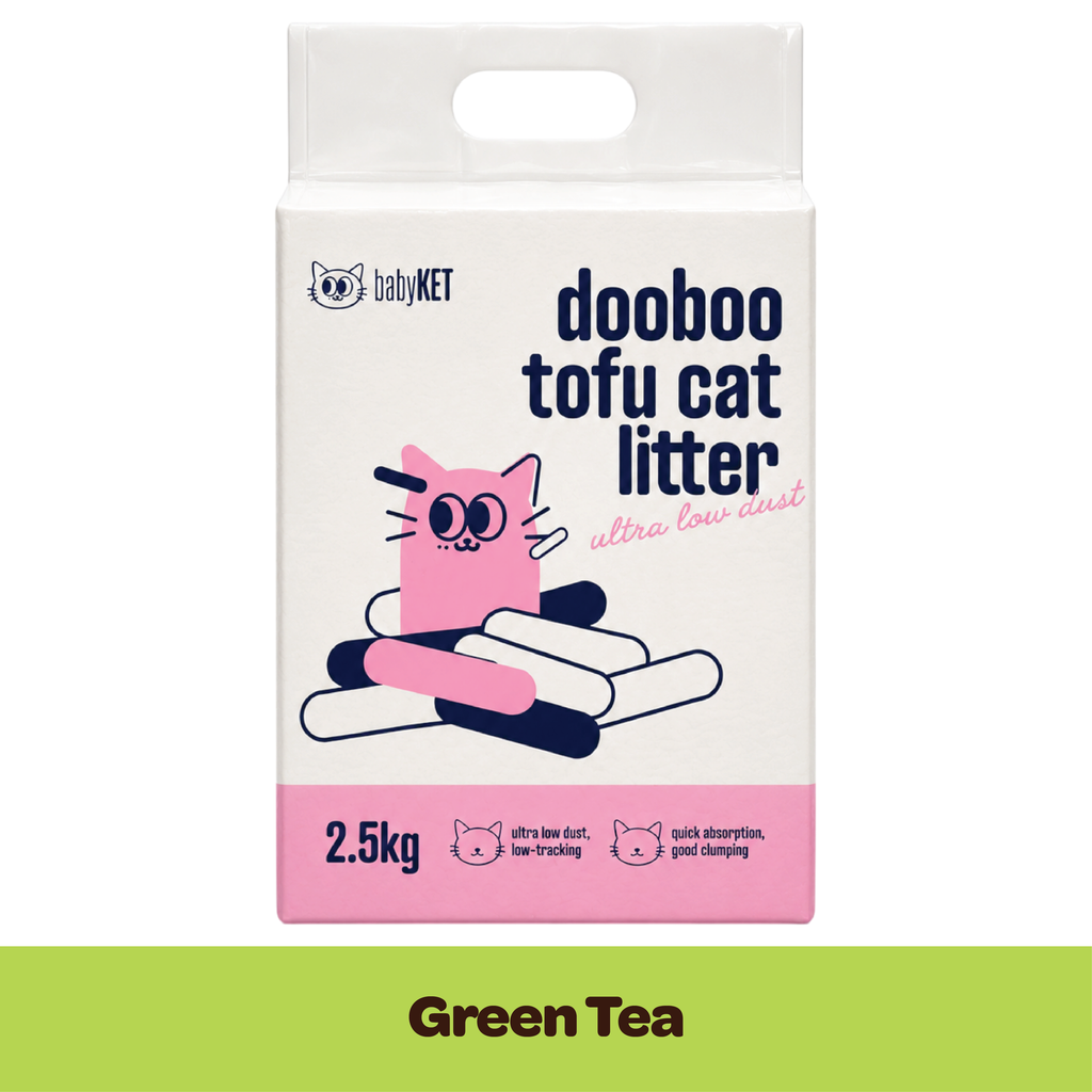 babyKET Dooboo Green Tea Tofu Cat Litter 2.5kg