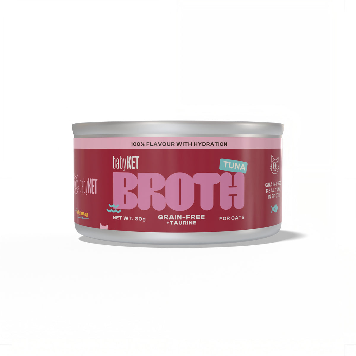 babyKET Tuna in Broth/Jelly Wet Cat Food 80g